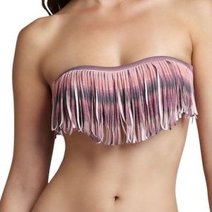 L*Space Santorini Sunrise Fringe Bandeau